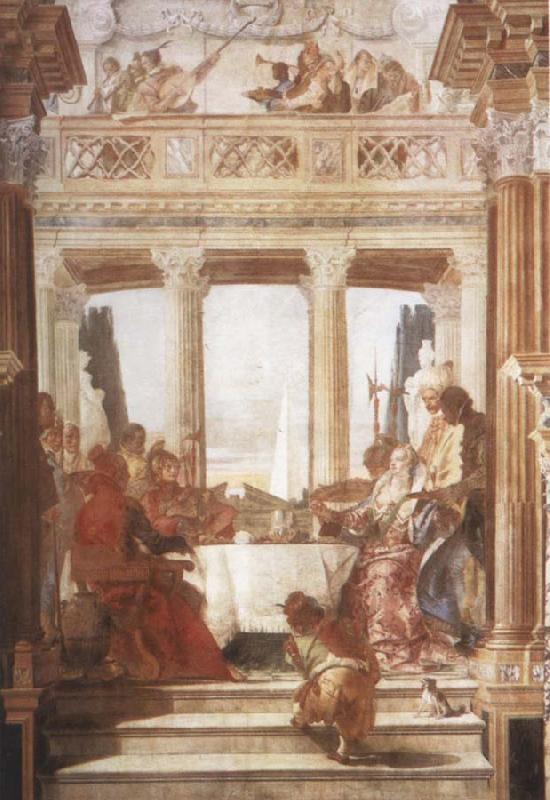 Giovanni Battista Tiepolo The Banquet of Cleopatra oil painting image